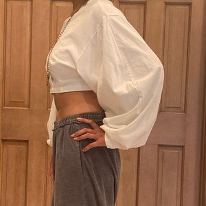 Urban Outfitters Sweaters - Urban outfitters crop cream sweater Urban Outfitters Sweaters - Urban outfitters crop cream sweater